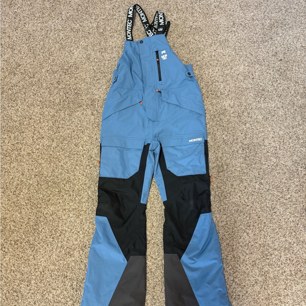 Montec Blue and Black Ski Bib